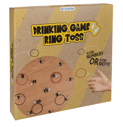 Drinking game, Ring Toss Game, approx. 30 cm,