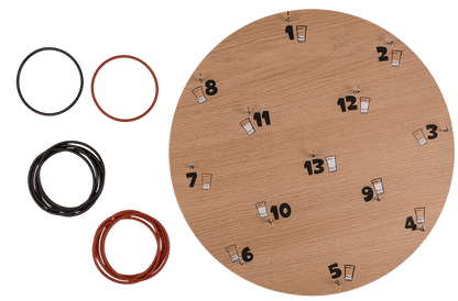 Drinking game, Ring Toss Game, approx. 30 cm,