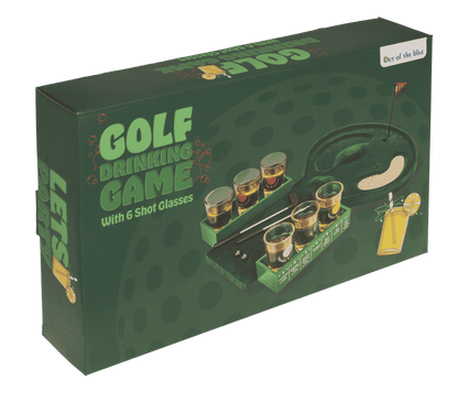 Drinking Game, Golf. incl. 6 shot glasses,