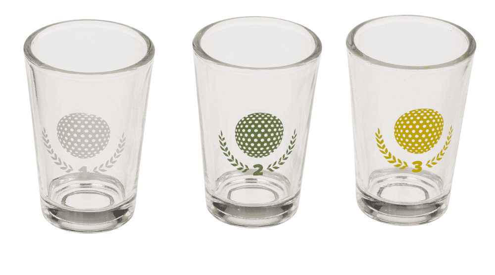 Drinking Game, Golf. incl. 6 shot glasses,