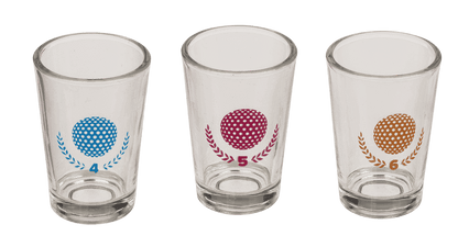 Drinking Game, Golf. incl. 6 shot glasses,