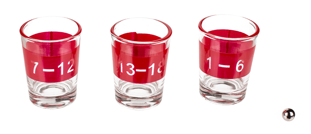 Electronic Drinking Game, Roulette with 6 glasses,