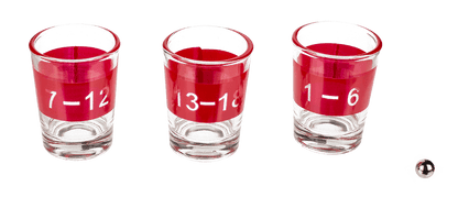 Electronic Drinking Game, Roulette with 6 glasses,