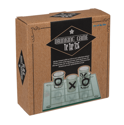 Glass drinking game, Tic Tac Toe with 9 glasses,