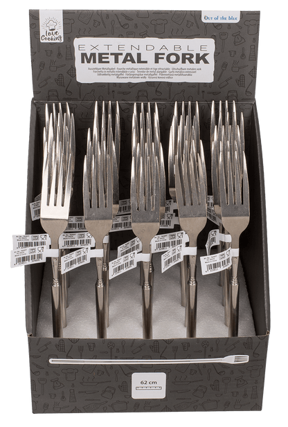 Extendable metal fork, Telescopic Fork,