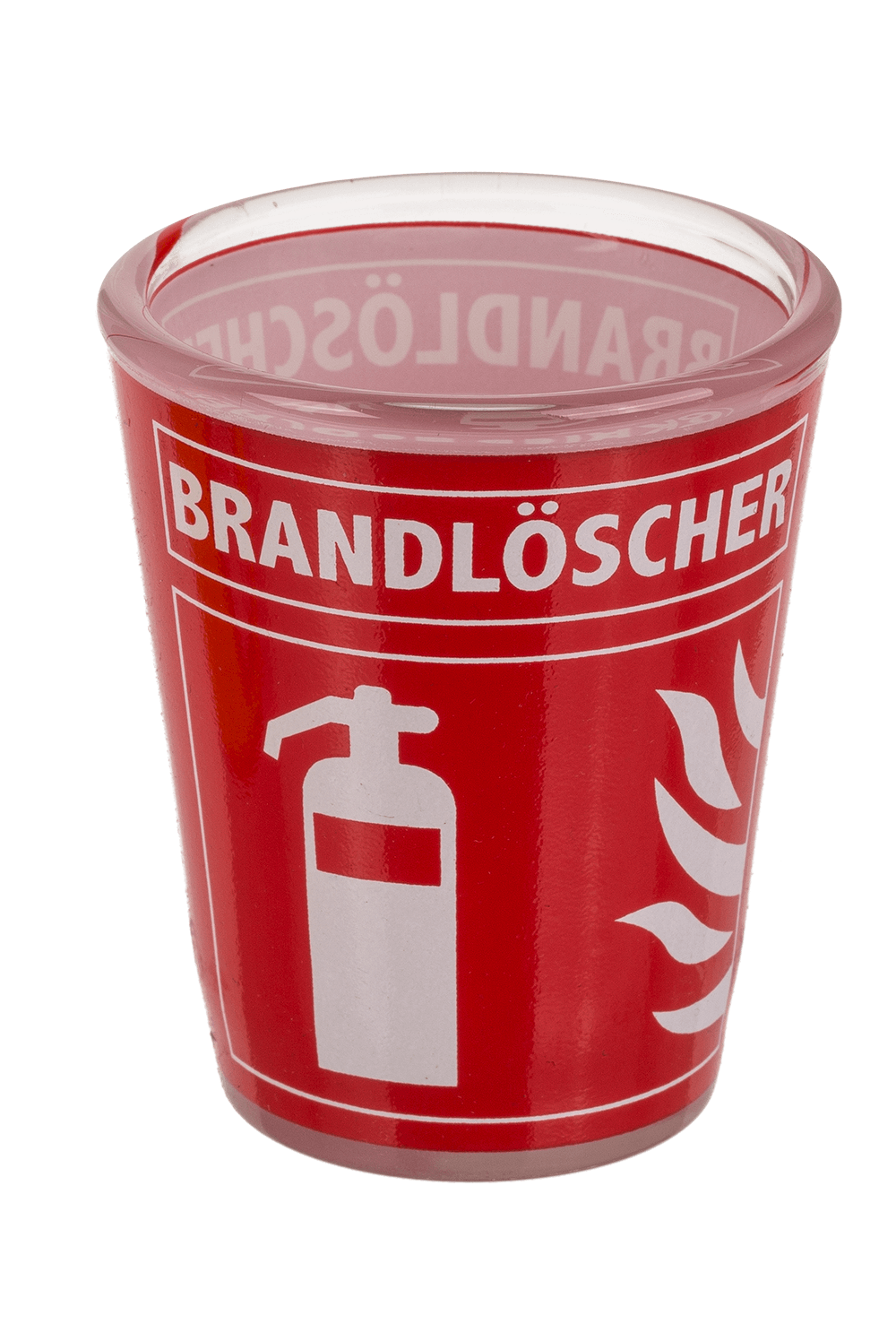 Shooter glasses, slogans,