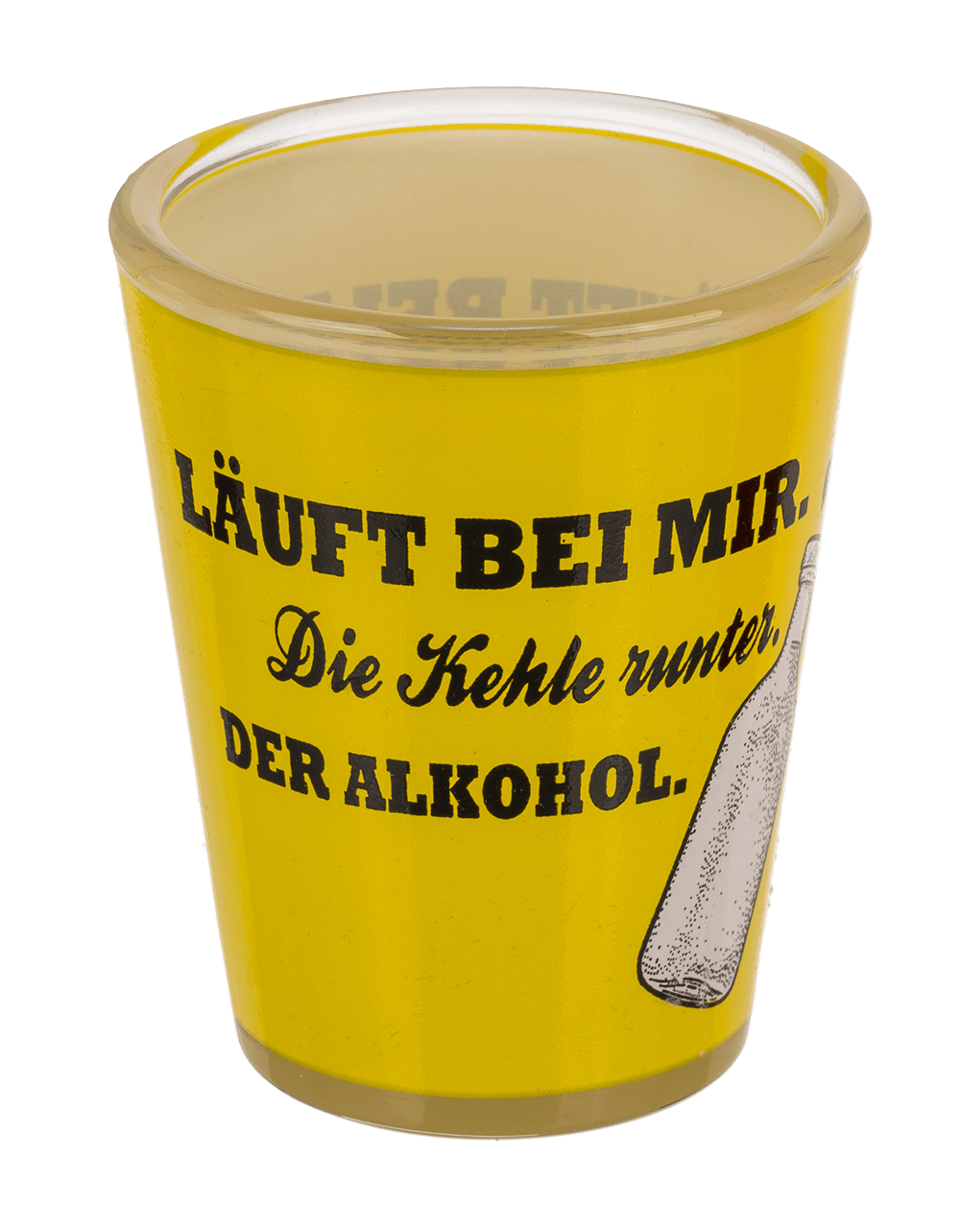 Shooter glasses, slogans,