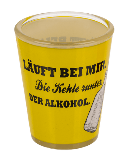 Shooter glasses, slogans,