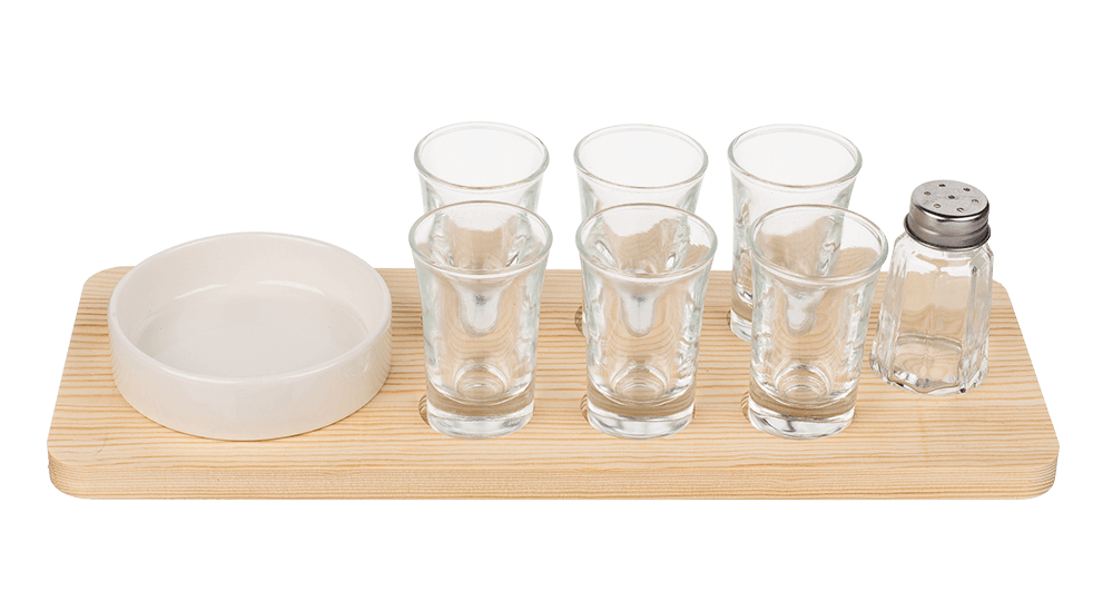 Tequila serving set,