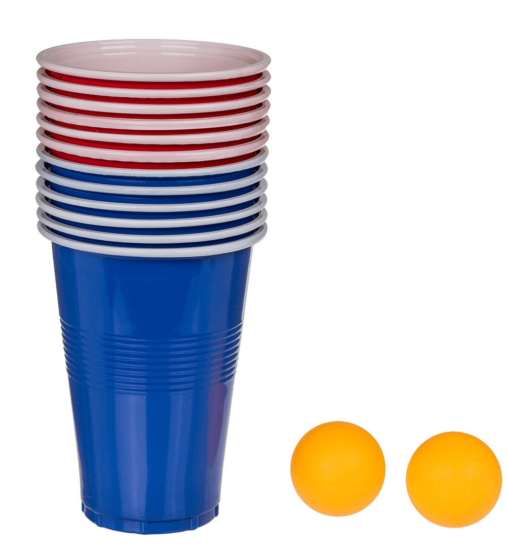 Inflatable cap, beer pong game,