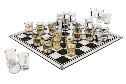 Glass drinking game, Chess