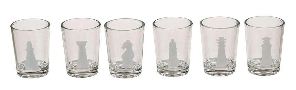 Glass drinking game, Chess