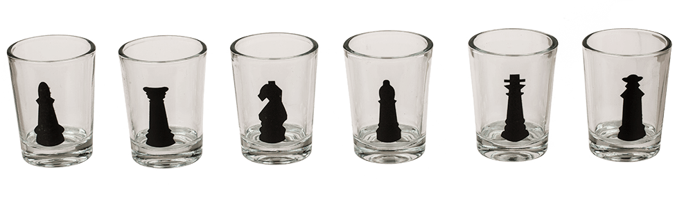 Glass drinking game, Chess