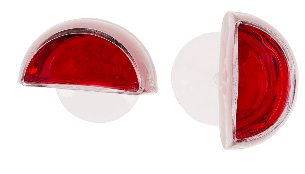 Half a Wine Glass, approx. 21 x 8 cm,