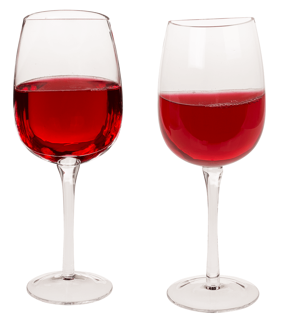 Half a Wine Glass, approx. 21 x 8 cm,