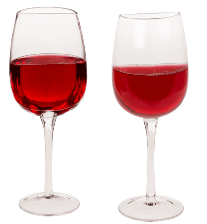 Half a Wine Glass, approx. 21 x 8 cm,