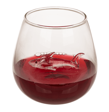Stemless Wine Glass, Shark, approx. 7,5 x 10,5 cm,