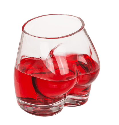 Dinking glass, Bottoms Up, approx. 7 x 5 x 9 cm,