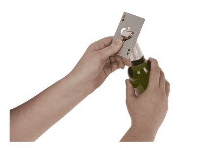 Metal bottle opener, Poker,