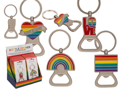 Metal bottle opener, Pride,