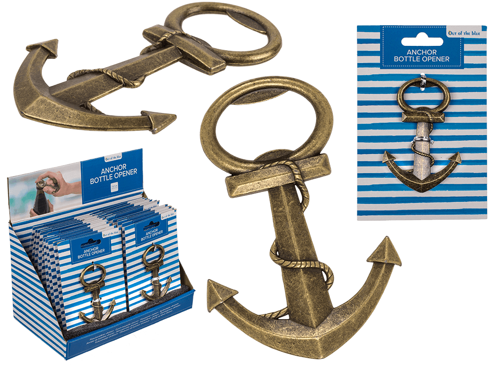 Metal bottle opener, Anchor,