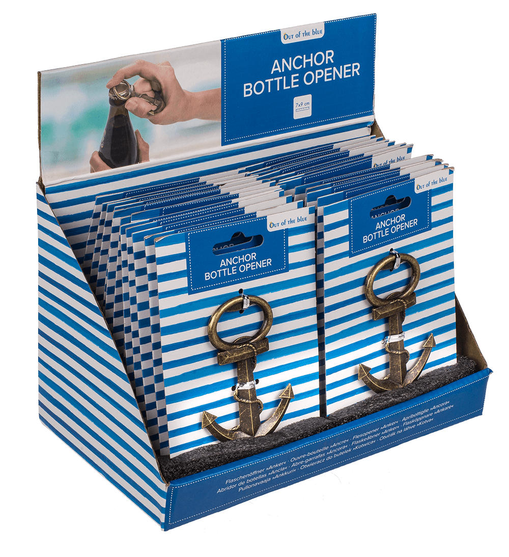 Metal bottle opener, Anchor,