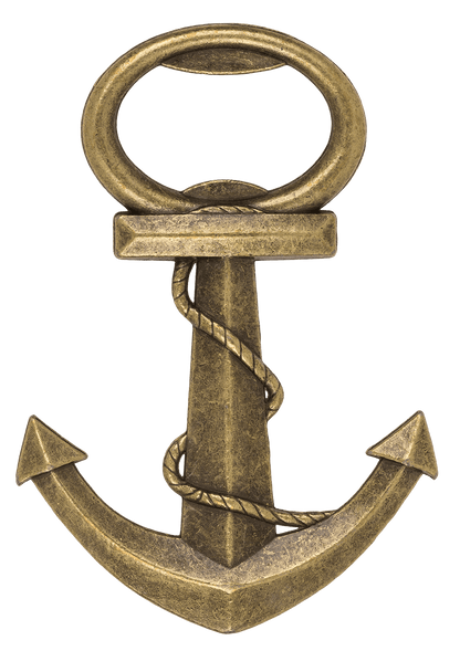 Metal bottle opener, Anchor,
