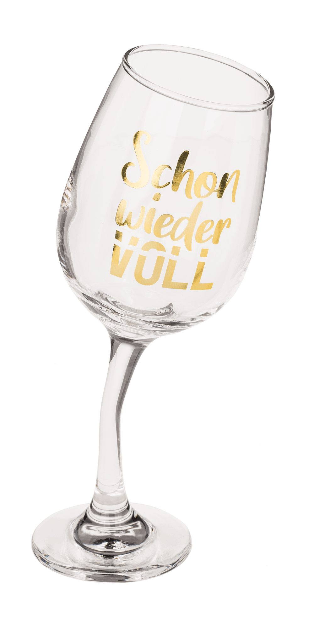 Wobbly wine glass, for ca. 420 ml.