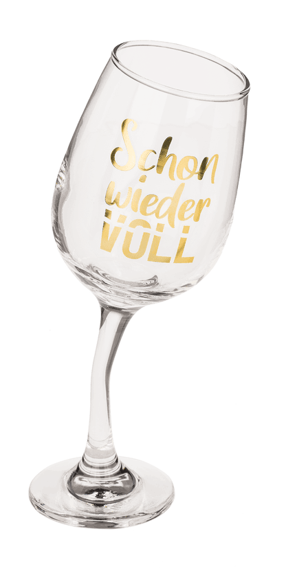 Wobbly wine glass, for ca. 420 ml.