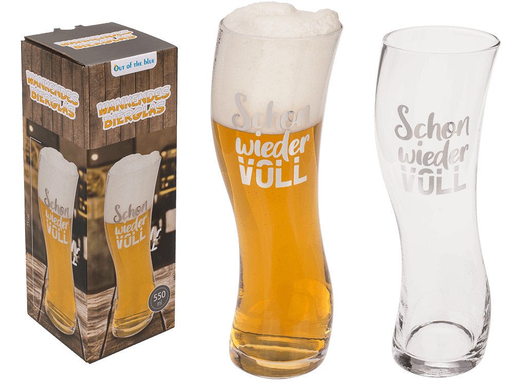Wobbly beer glass, Schon wieder voll,