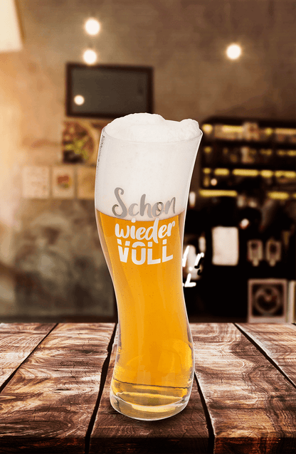 Wobbly beer glass, Schon wieder voll,