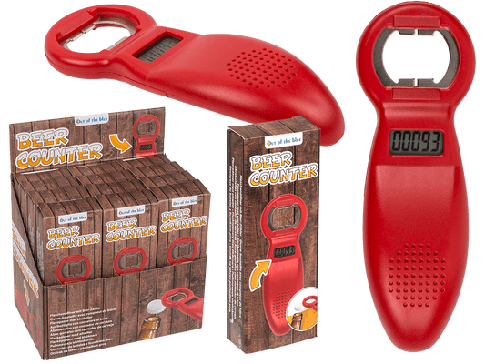 Bottle opener, with beer counter,