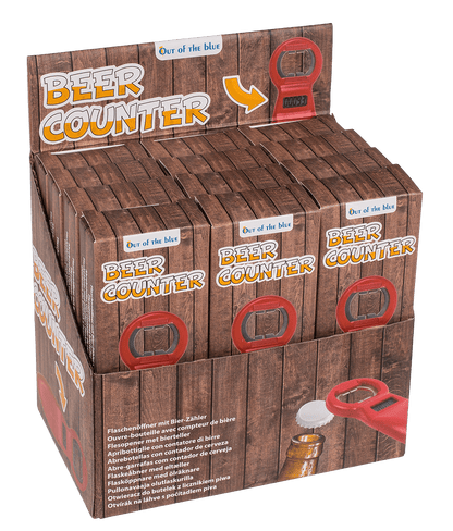 Bottle opener, with beer counter,