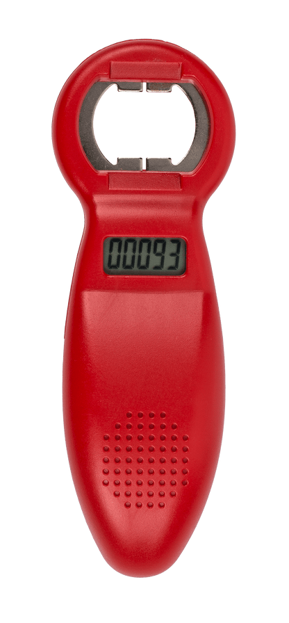 Bottle opener, with beer counter,