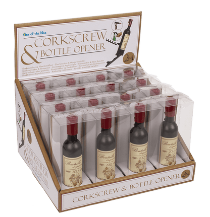 Corkscrew & Bottle opener, Wine Bottle,