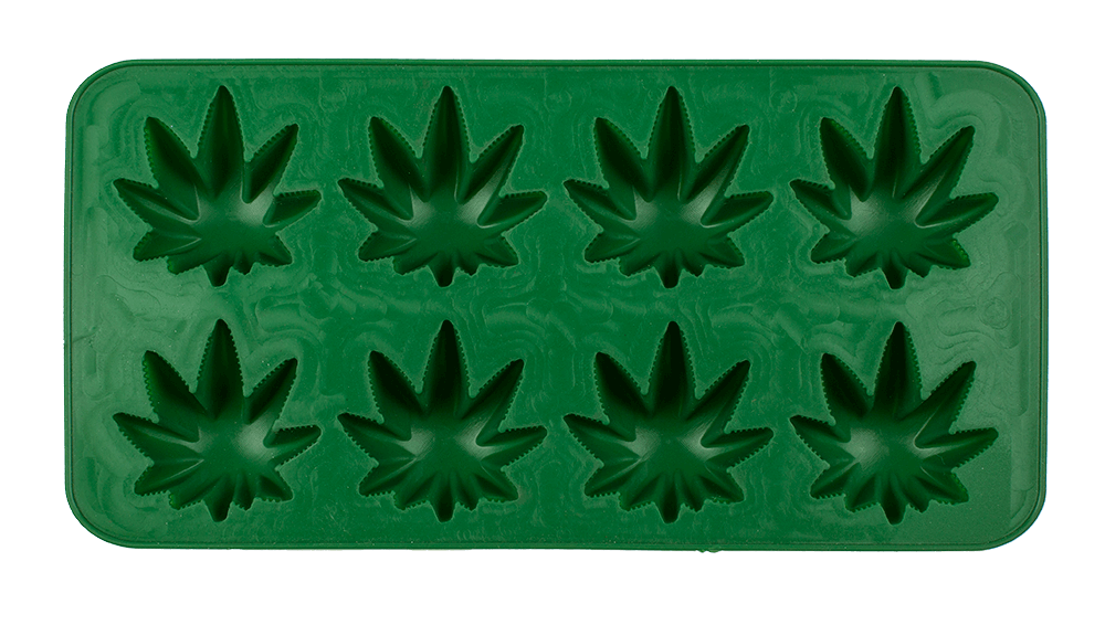 Ice cube tray, Cannabis Leaf,