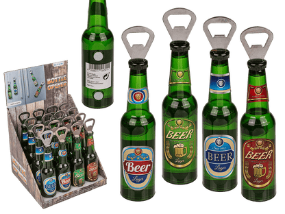 Metal bottle opener with magnet, Beer bottle,