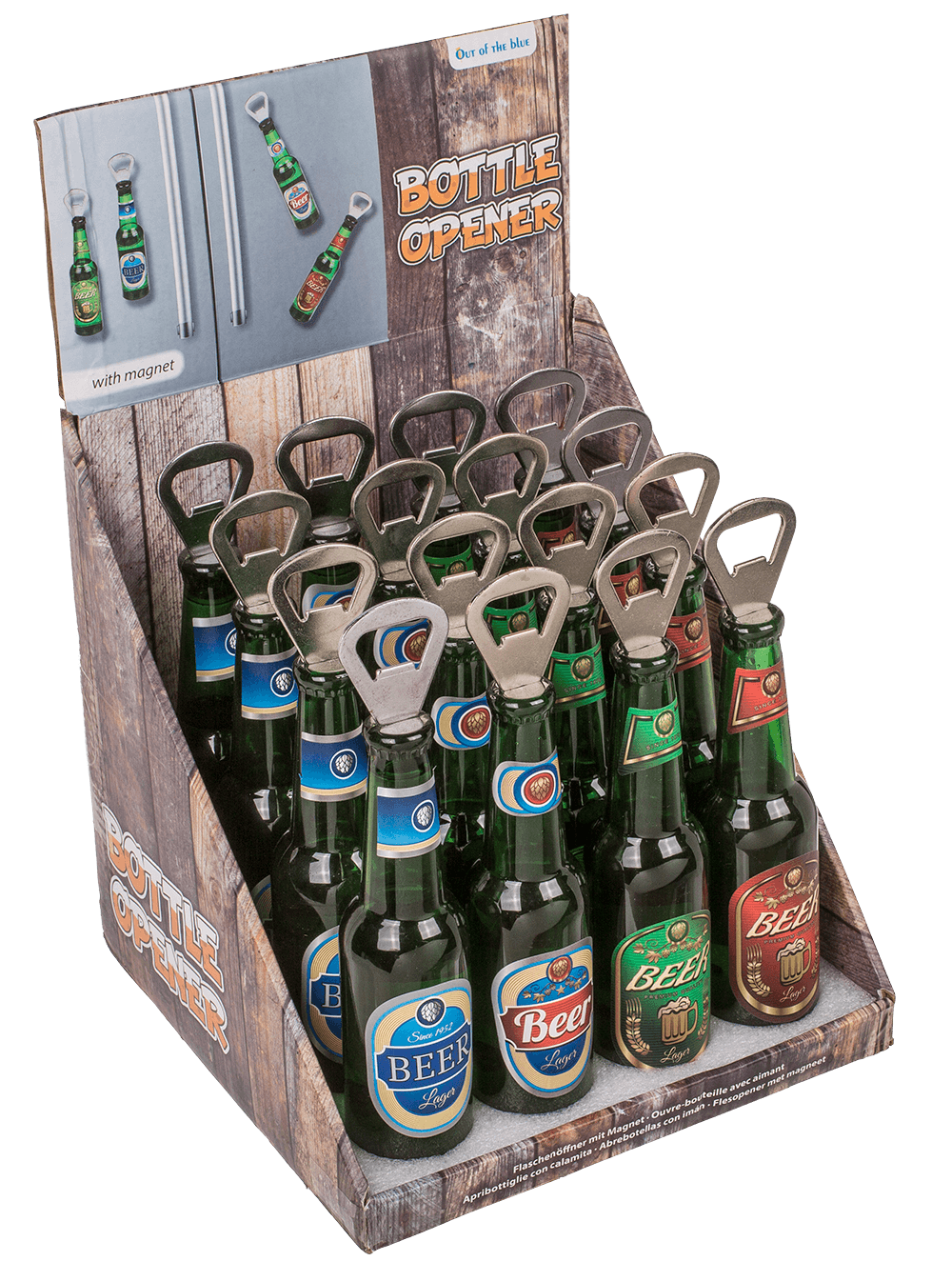 Metal bottle opener with magnet, Beer bottle,