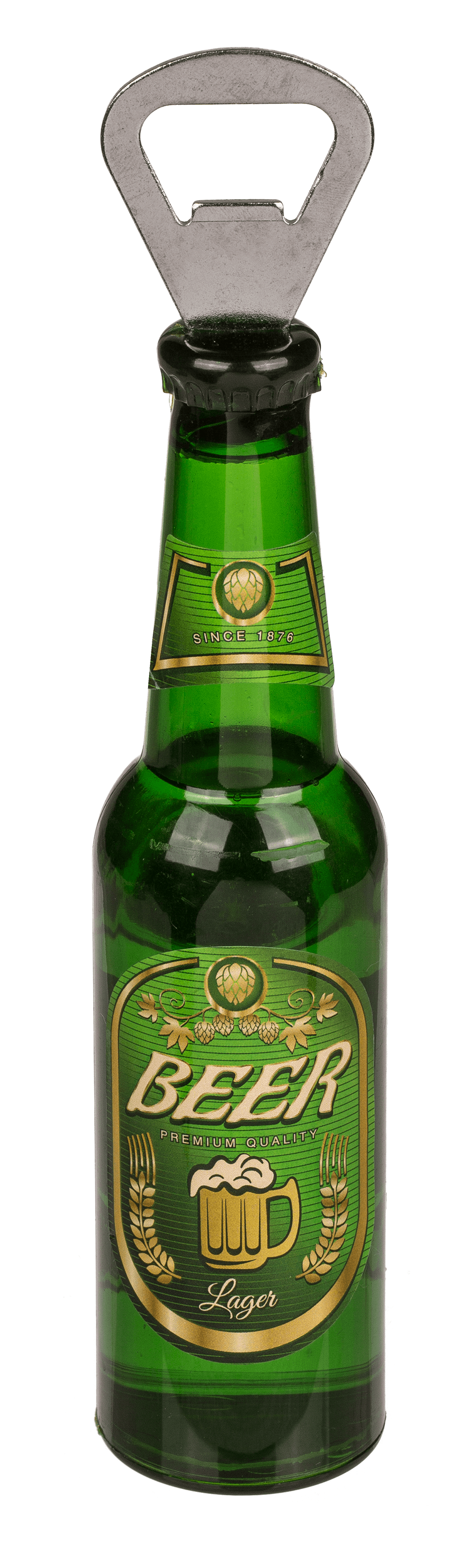 Metal bottle opener with magnet, Beer bottle,