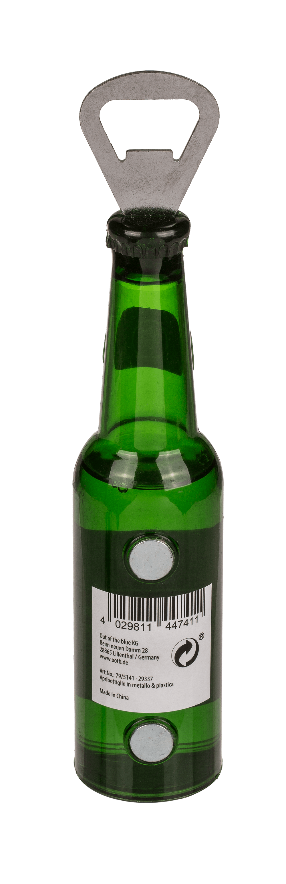 Metal bottle opener with magnet, Beer bottle,