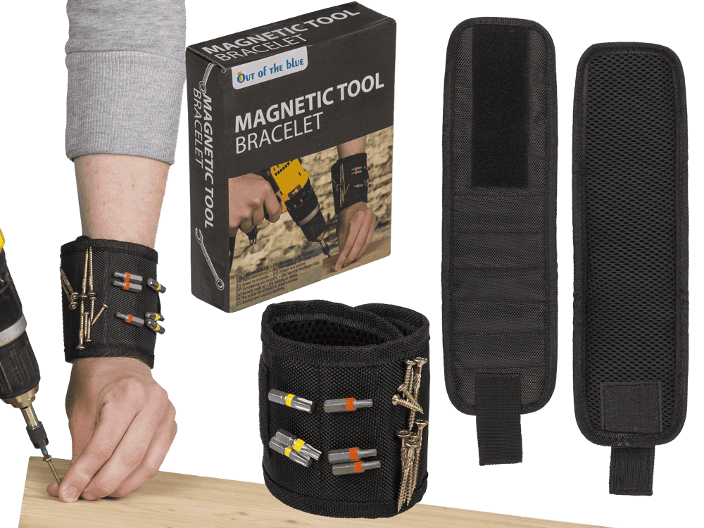 Magnetic bracelet for tools