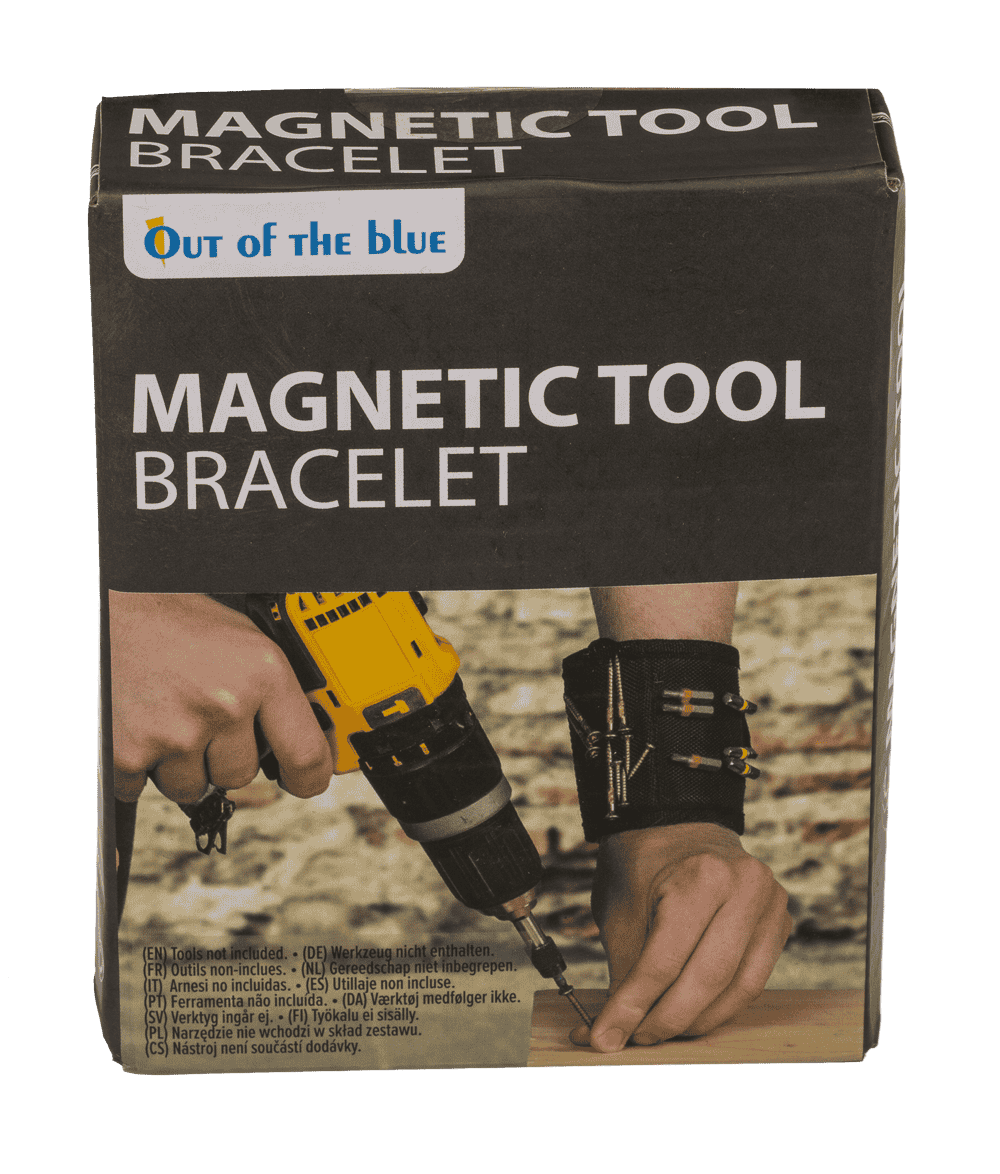 Magnetic bracelet for tools