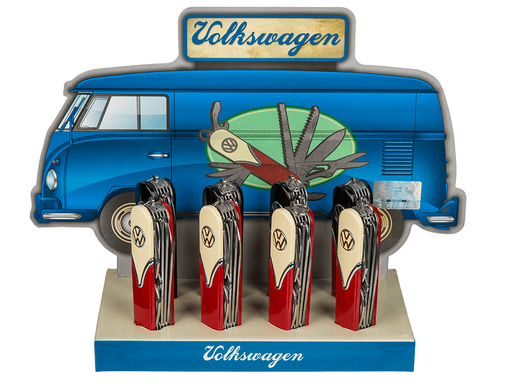 Metal pocket knife, VW Style,