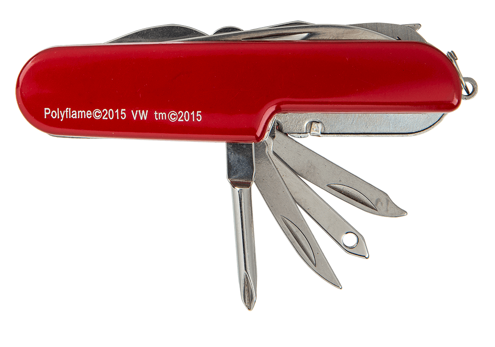 Metal pocket knife, VW Style,