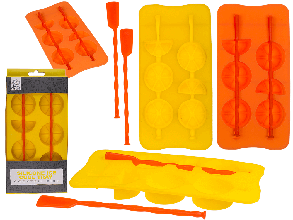 Silicone ice cube tray, Cocktail pike,