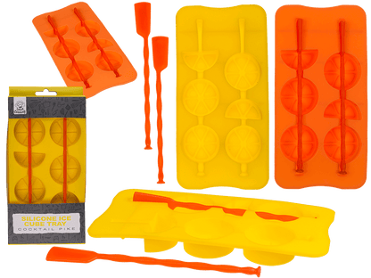 Silicone ice cube tray, Cocktail pike,
