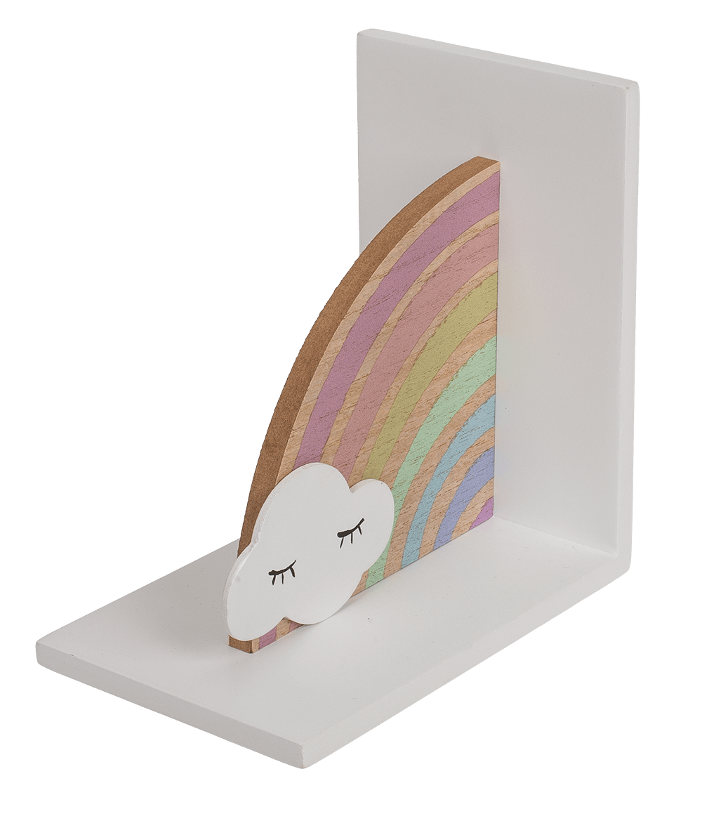 Bookends, Rainbow with cloud,