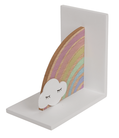 Bookends, Rainbow with cloud,