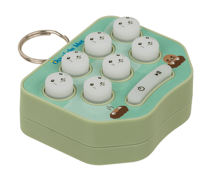 Mini game console with keychain,