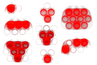 Quick Push Game Console with sound and LED lights,